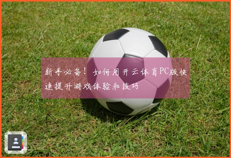 新手必备！如何用开云体育PC版快速提升游戏体验和技巧